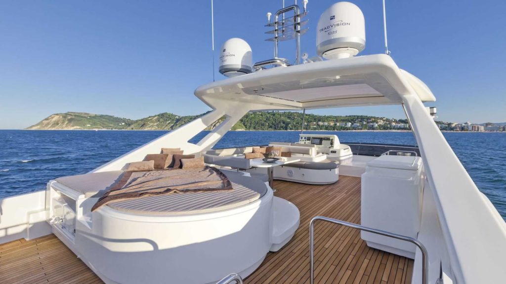 Ferretti Yachts - Luxury yacht interior fabrics